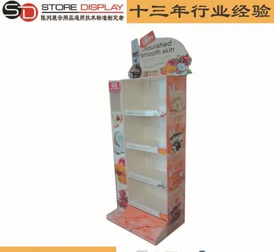 低量創(chuàng)意定制超高承重日用品紙貨架 多元陳列展示解決方案